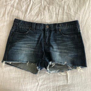 Madewell Raw Hem Mid-Rise Cutoff Shorts - Size 29